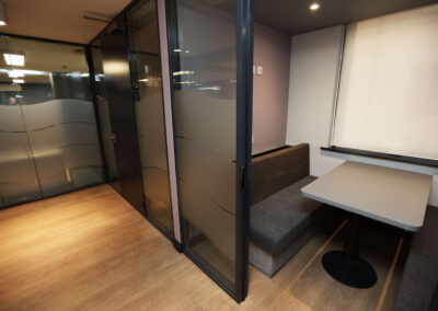 2 person meeting pods at the Oxford Centre for Innovation