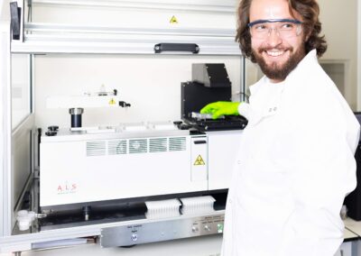 Some experiments at the lab within the Wood Centre for Innovation.
