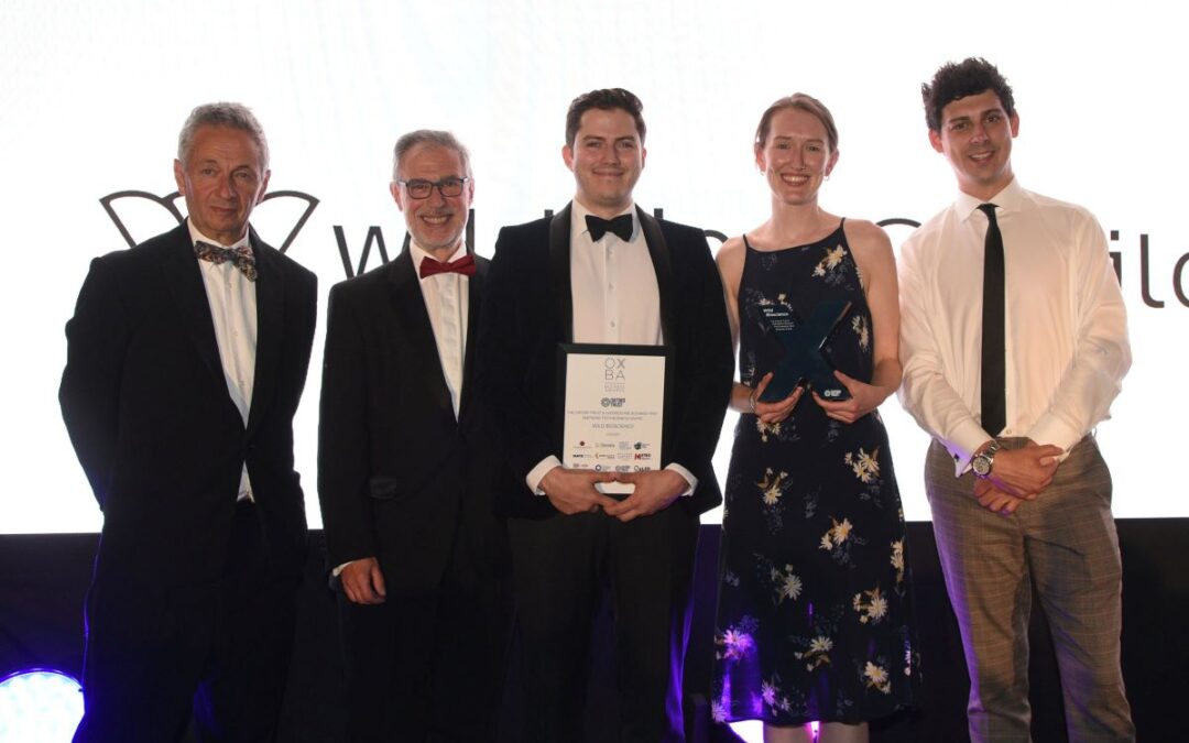 Wild Bioscience wins The Oxford Trust-sponsored Emerging Tech Business Award at the 2024 Oxfordshire Business Awards
