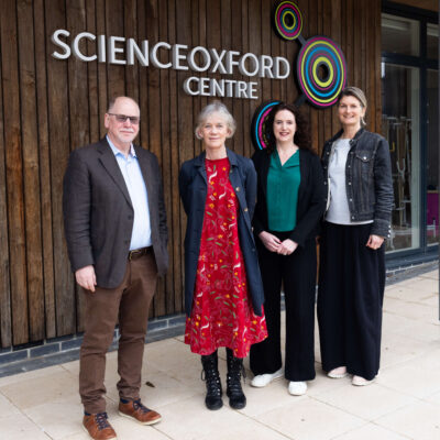 Professor Dame Angela McLean visits Science Oxford Centre