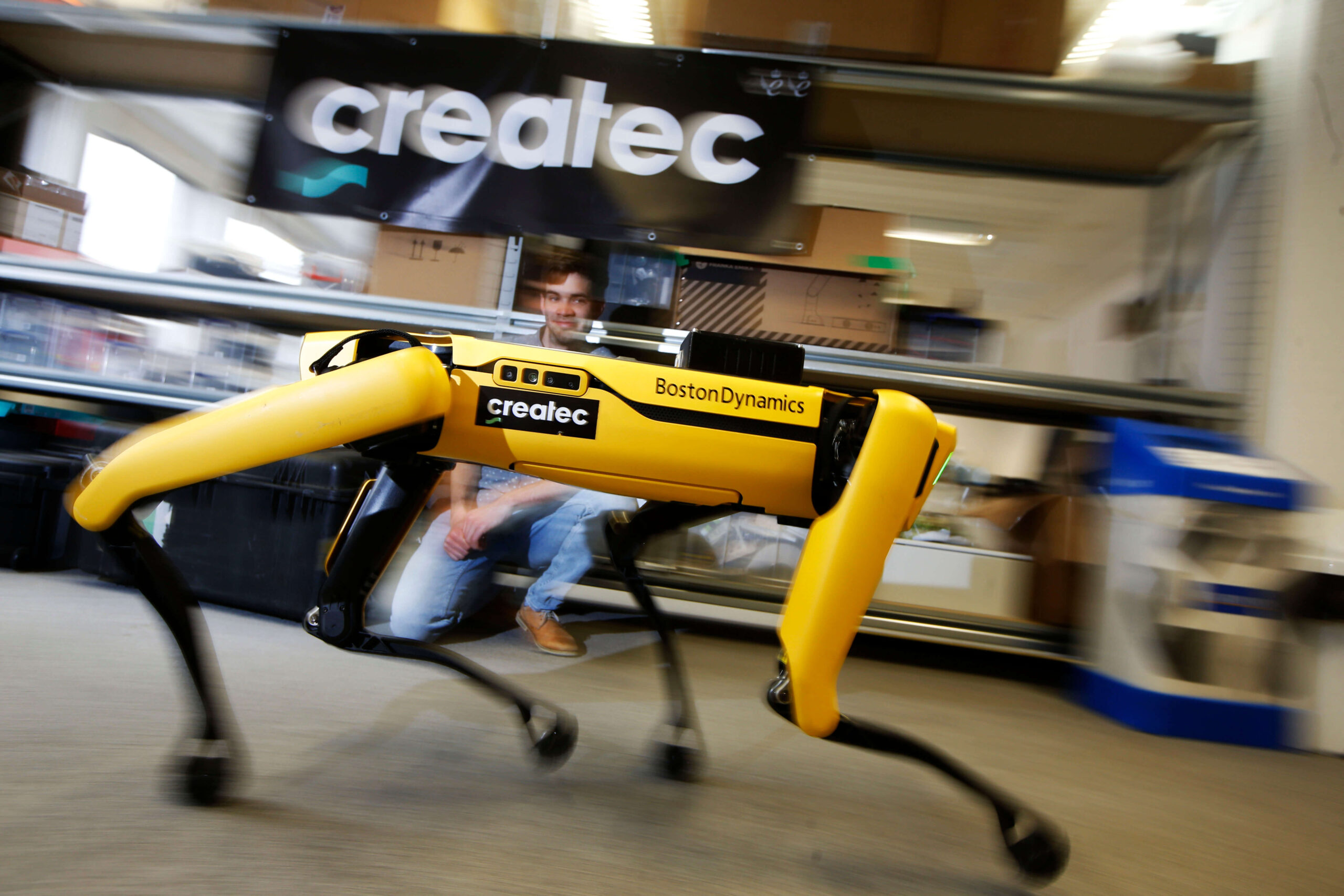 Createc robot at the Oxford Centre for Innovation